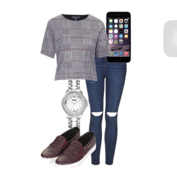 Topshop Tipi Croc Skaters Size 8 - Picture 3 of 6